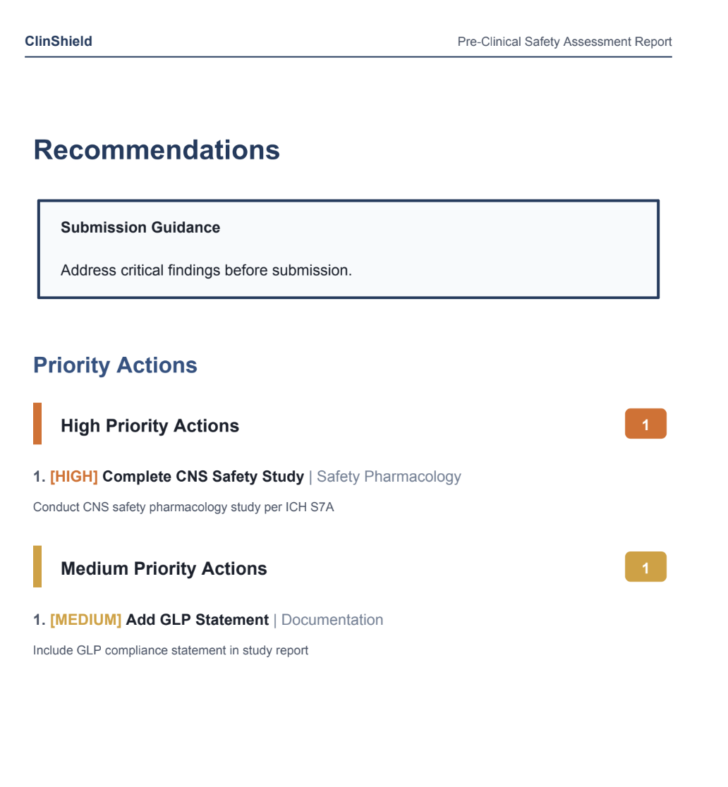 ClinShield Report Page 5